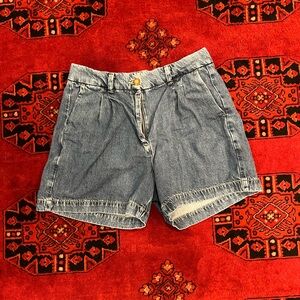Old Navy Blue Jean Shorts Vintage-Inspired Cuffed